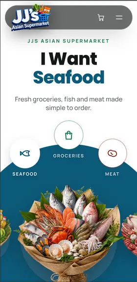 Distribook e-commerce mobile storefront for an online supermarket built on Distribook